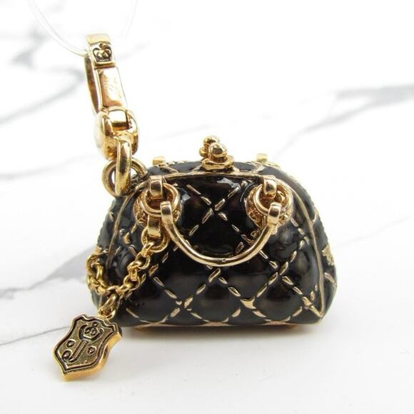 Juicy Couture Jewelry - Juicy Couture Quilted Bowler Bag Charm